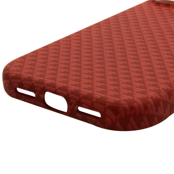 Чохол TPU+PC KVZV Triangular Pattern with Magnetic Fit для Apple iPhone 17 Pro Max / 18 Pro Max 6.9 — Червоний — фото 5