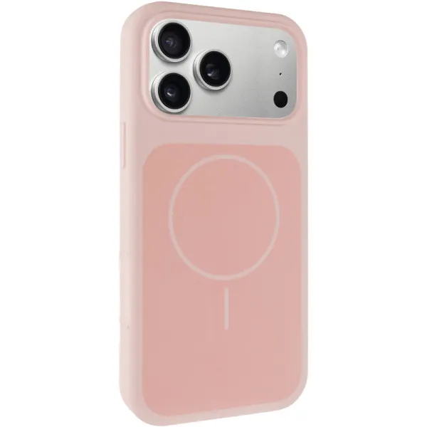 Чохол Silk Duo Color (AA) NO LOGO with Magnetic Fit для Apple iPhone 17 Pro Max (6.9") — Рожевий — фото 1