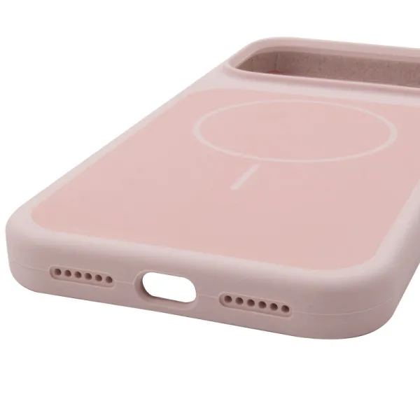 Чохол Silk Duo Color (AA) NO LOGO with Magnetic Fit для Apple iPhone 17 Pro Max (6.9") — Рожевий — фото 5