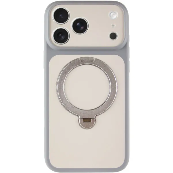 Чохол Ummi Full Camera with Magnetic Fit HQ Ring для Apple iPhone 18 Pro Max / 17 Pro Max (6.9") — Сірий — фото 2 Чохол Ummi Full Camera with Magnetic Fit HQ Ring для Apple iPhone 18 Pro Max / 17 Pro Max (6.9") — Сірий — фото 2