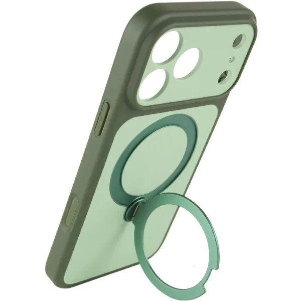 Чохол Ummi Full Camera with Magnetic Fit HQ Ring для Apple iPhone 18 Pro Max / 17 Pro Max (6.9") — Зелений — фото 4 Чохол Ummi Full Camera with Magnetic Fit HQ Ring для Apple iPhone 18 Pro Max / 17 Pro Max (6.9") — Зелений — фото 4