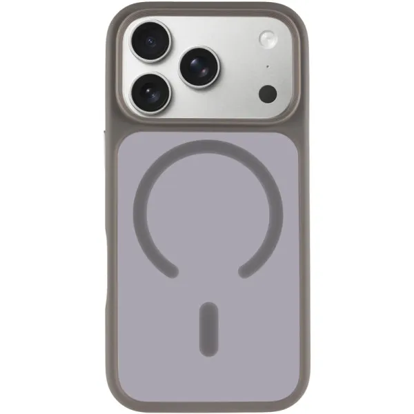 TPU+PC чехол Metal Buttons with Magnetic Fit для Apple iPhone 18 Pro Max / 17 Pro Max (6.9") — Серый — фото 2