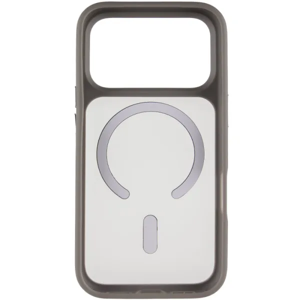 TPU+PC чехол Metal Buttons with Magnetic Fit для Apple iPhone 18 Pro Max / 17 Pro Max (6.9") — Серый — фото 3
