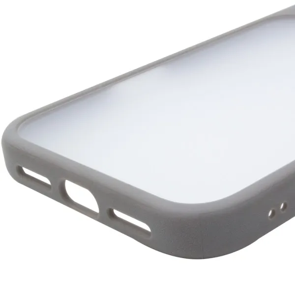 TPU+PC чехол Metal Buttons для Apple iPhone 18 Pro Max / 17 Pro Max (6.9") — Серый — фото 5