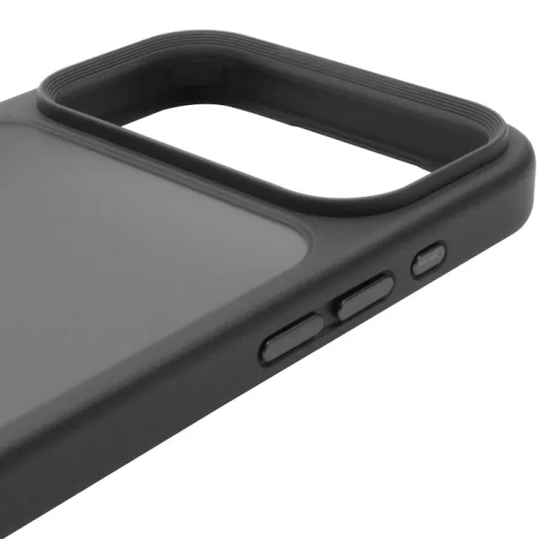 TPU+PC чехол Metal Buttons для Apple iPhone 18 Pro Max / 17 Pro Max (6.9") — Черный — фото 4