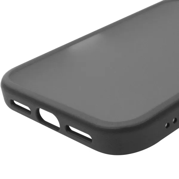 TPU+PC чехол Metal Buttons для Apple iPhone 18 Pro Max / 17 Pro Max (6.9") — Черный — фото 5