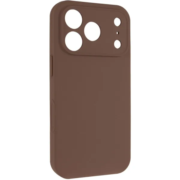 Чехол Silk Full Camera (AA) NO LOGO with Magnetic Fit для Apple iPhone 17 Pro Max / 18 Pro Max — Коричневый — фото 1