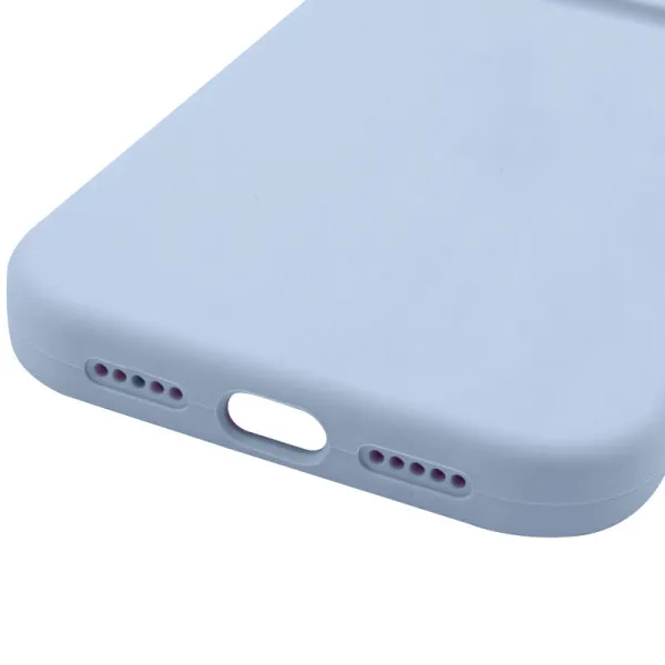 Чехол Silk Full Camera (AA) NO LOGO with Magnetic Fit для Apple iPhone 17 Pro Max / 18 Pro Max — Голубой — фото 5