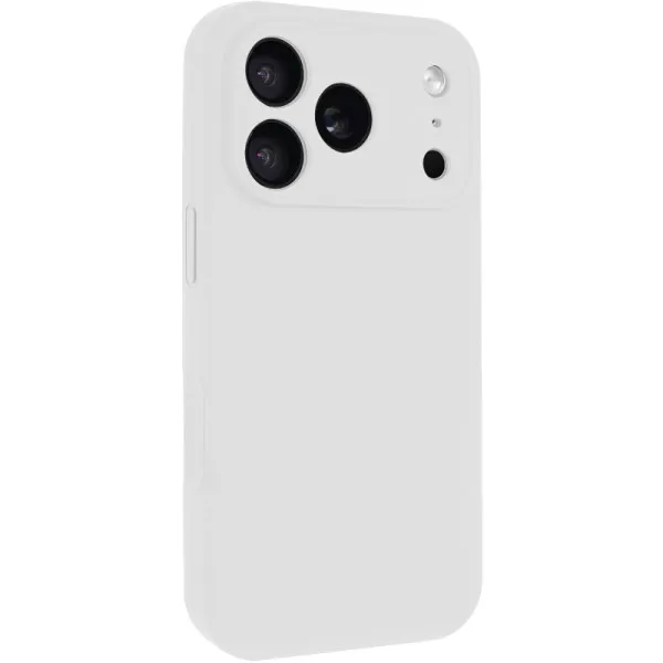 Чехол Silk Full Camera (AA) NO LOGO with Magnetic Fit для Apple iPhone 17 Pro Max / 18 Pro Max — Белый — фото 1