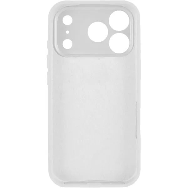 Чехол Silk Full Camera (AA) NO LOGO with Magnetic Fit для Apple iPhone 17 Pro Max / 18 Pro Max — Белый — фото 3