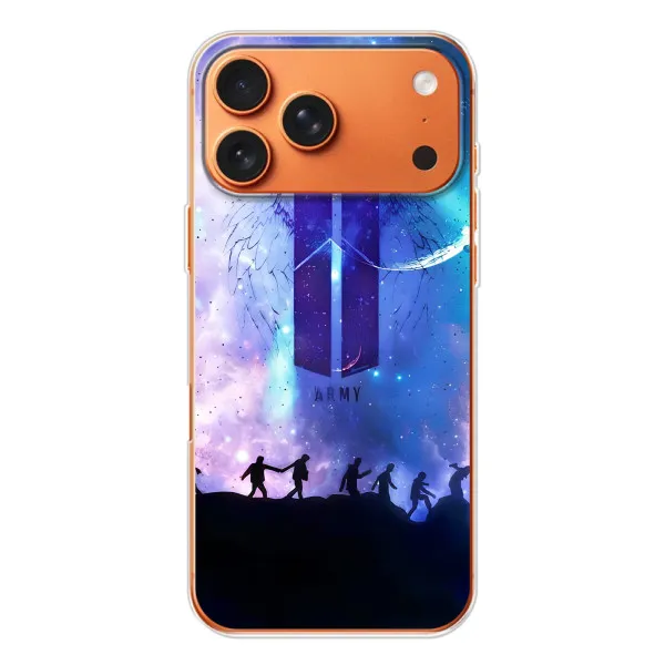 Чохол з принтом «Army BTS» для iPhone 17 Pro Max