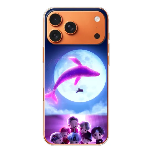 Чохол з принтом «КИТ BTS» для iPhone 17 Pro Max