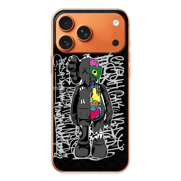 Чохол з принтом «Стиль Bearbrick» для iPhone 17 Pro Max