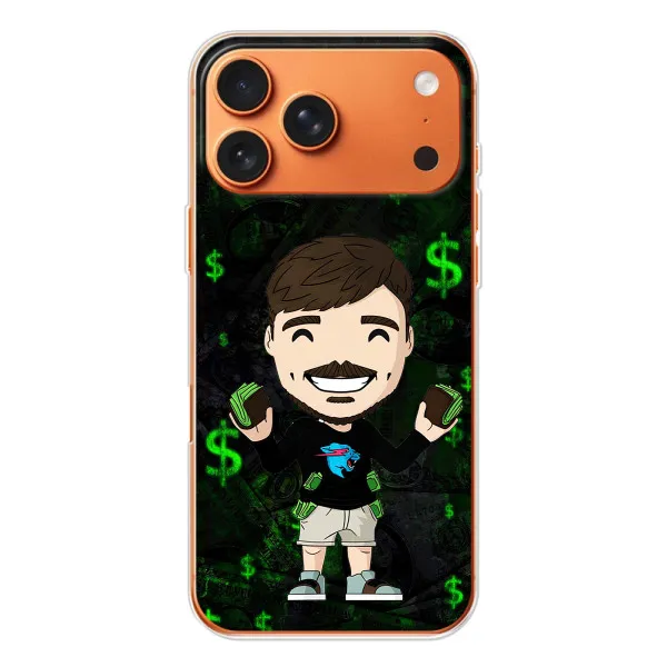 Чохол з принтом «Блогер Beast» для iPhone 17 Pro Max
