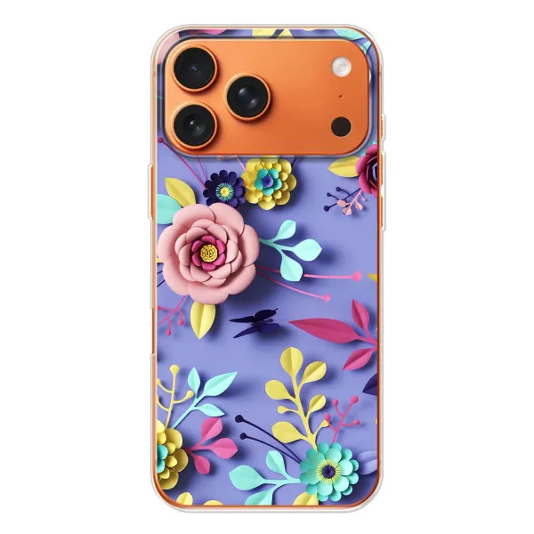 Чехол с принтом «Цветочный дизайн» для iPhone 17 Pro Max