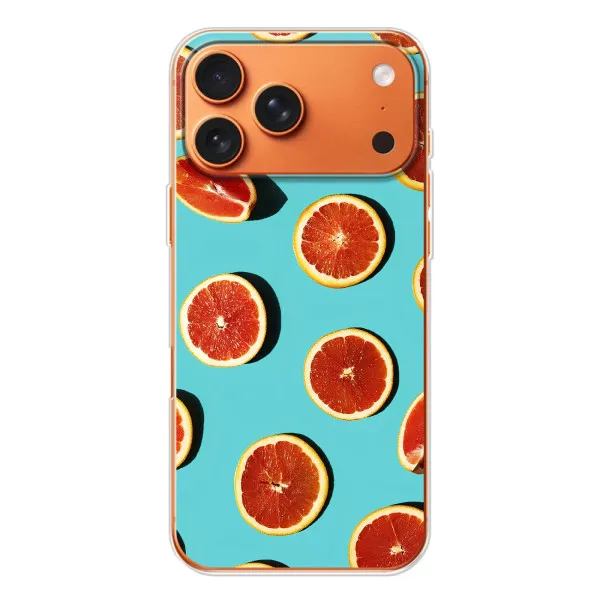 Чехол с принтом «Грейпфрут» для iPhone 17 Pro Max