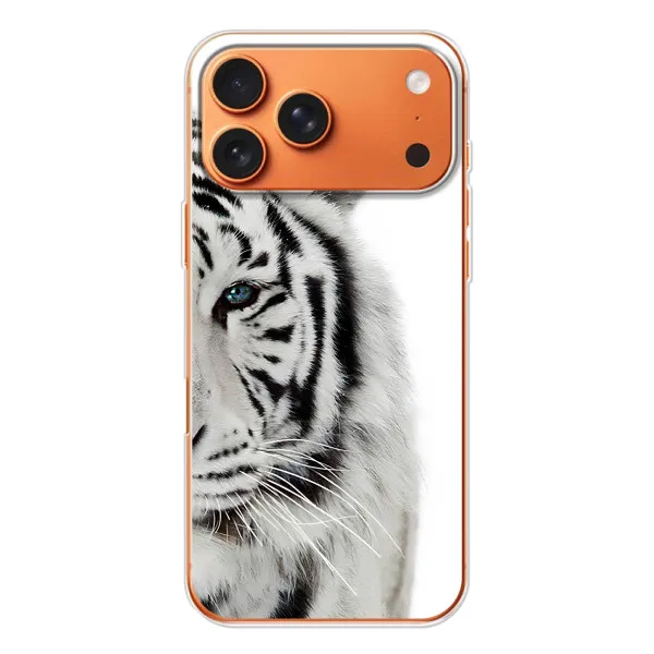 Чохол з принтом «Білий Тигр» для iPhone 17 Pro Max