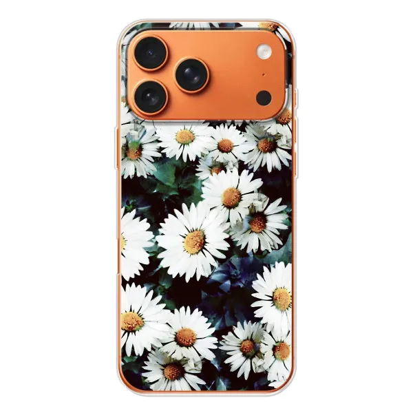 Чохол з принтом «Ромашки» для iPhone 17 Pro Max