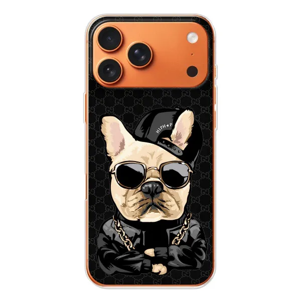 Чохол з принтом «Стильна собака» для iPhone 17 Pro Max