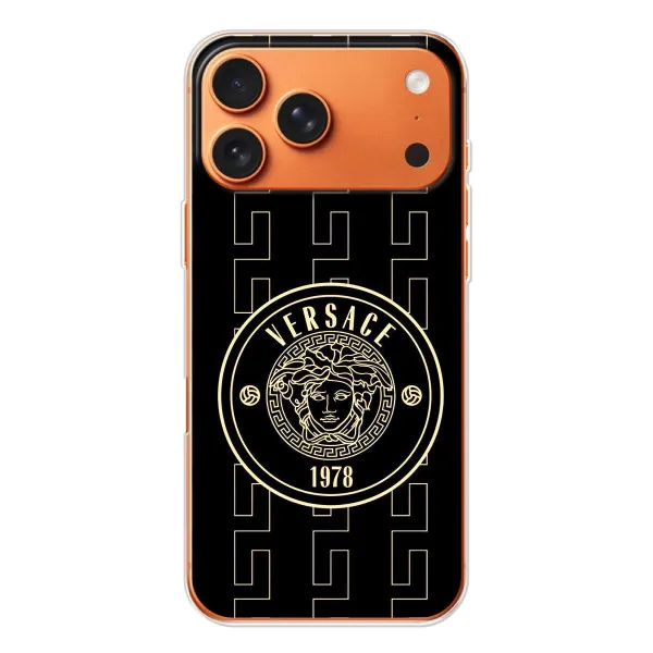 Чохол з принтом «Лого Версаче» для iPhone 17 Pro Max