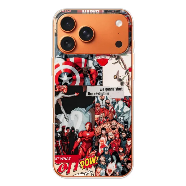 Чохол з принтом «Марвел Комикс» для iPhone 17 Pro Max