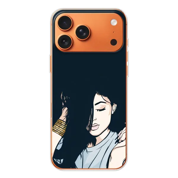 Чехол с принтом «Красивая девочка» для iPhone 17 Pro Max Чехол с принтом «Красивая девочка» для iPhone 17 Pro Max