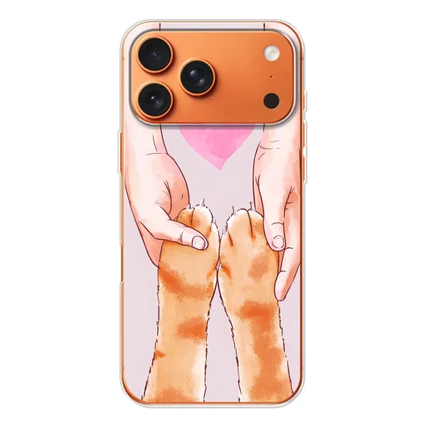 Чехол с принтом «Любовь к котикам» для iPhone 17 Pro Max Чехол с принтом «Любовь к котикам» для iPhone 17 Pro Max