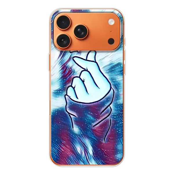 Чехол с принтом «Радужное сердце» для iPhone 17 Pro Max