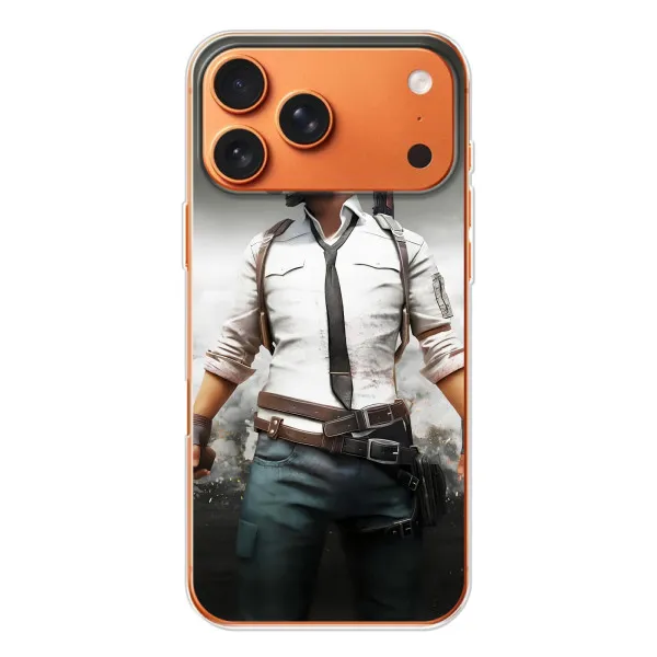 Чехол с принтом «Пабг мен» для iPhone 17 Pro Max
