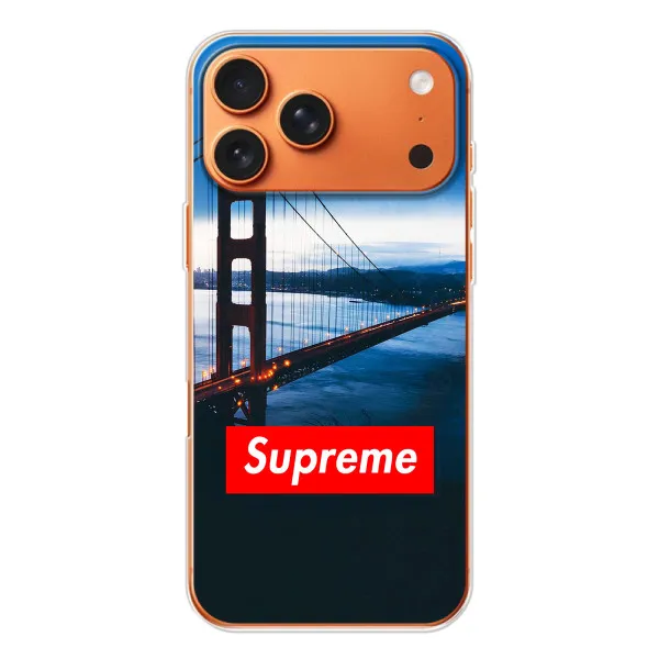 Чохол з принтом «Стиль Supreme» для iPhone 17 Pro Max Чохол з принтом «Стиль Supreme» для iPhone 17 Pro Max