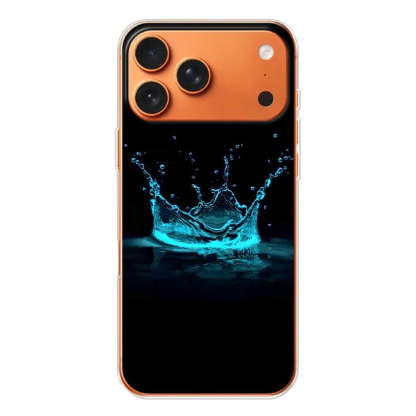 Чохол з принтом «Крапля корони» для iPhone 17 Pro Max