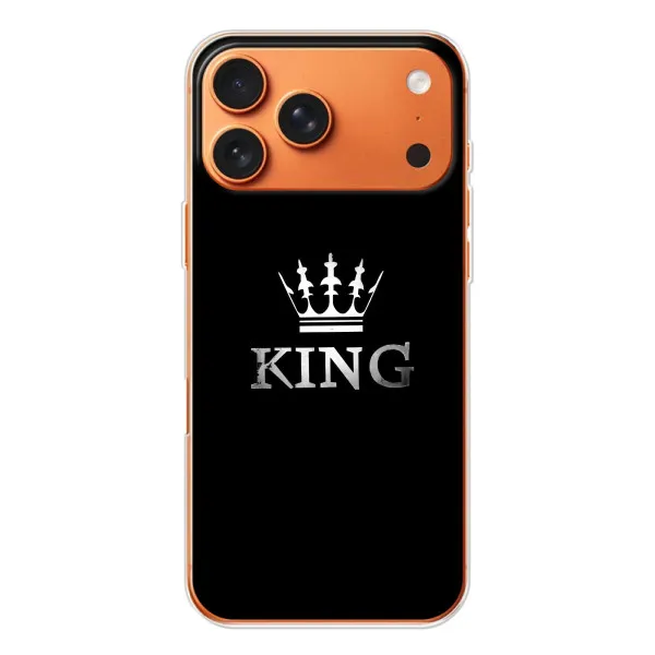 Чохол з принтом «KING» для iPhone 17 Pro Max