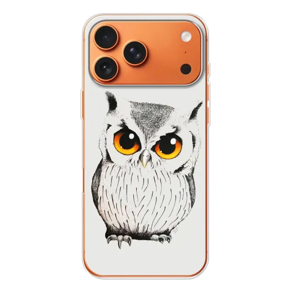 Чохол з принтом «Мила Сова» для iPhone 17 Pro Max