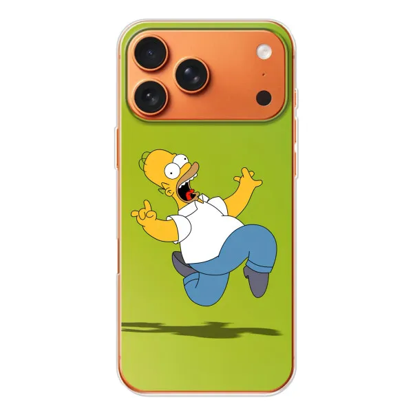 Чехол с принтом «Гомер Симпсон» для iPhone 17 Pro Max