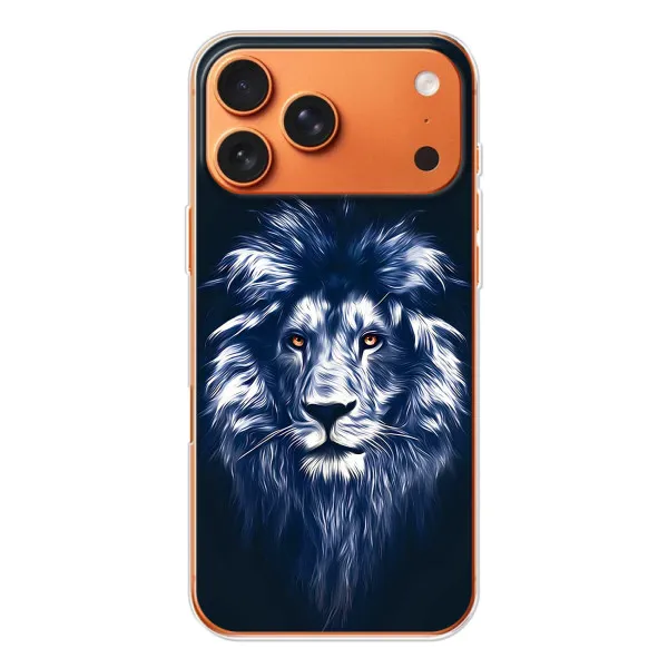 Чохол з принтом «Синій Лев» для iPhone 17 Pro Max