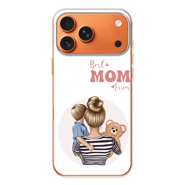 Чехол с принтом «Мама и сын» для iPhone 17 Pro Max