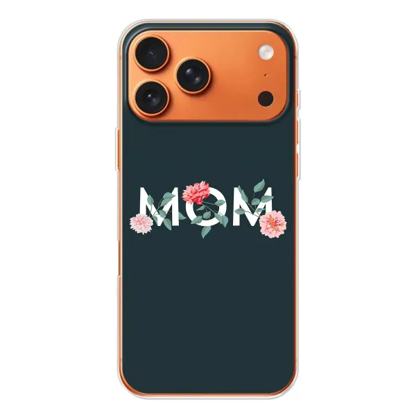 Чехол с принтом «Mom дизайн» для iPhone 17 Pro Max