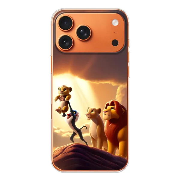 Чехол с принтом «Симба на презентации» для iPhone 17 Pro Max
