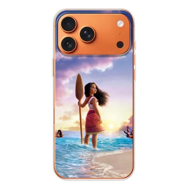 Чехол с принтом «Моана с веслом» для iPhone 17 Pro Max