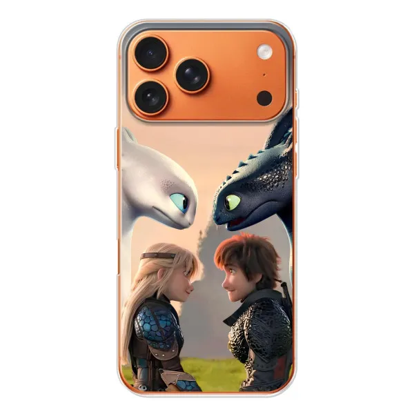 Чохол з принтом «Гикавка і Астрід» для iPhone 17 Pro Max