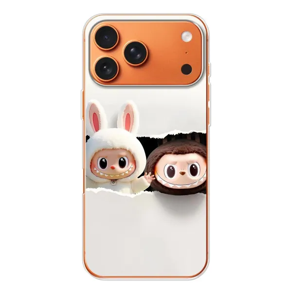 Чехол с принтом «Лабубу» для iPhone 17 Pro Max Чехол с принтом «Лабубу» для iPhone 17 Pro Max
