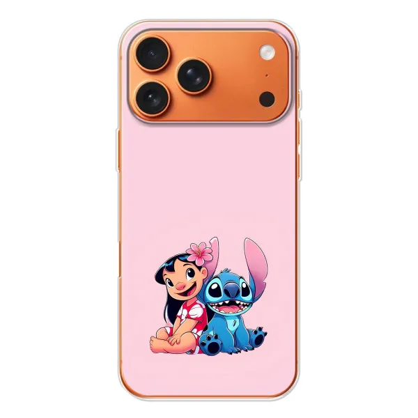 Чехол с принтом «Лило и Стич» для iPhone 17 Pro Max