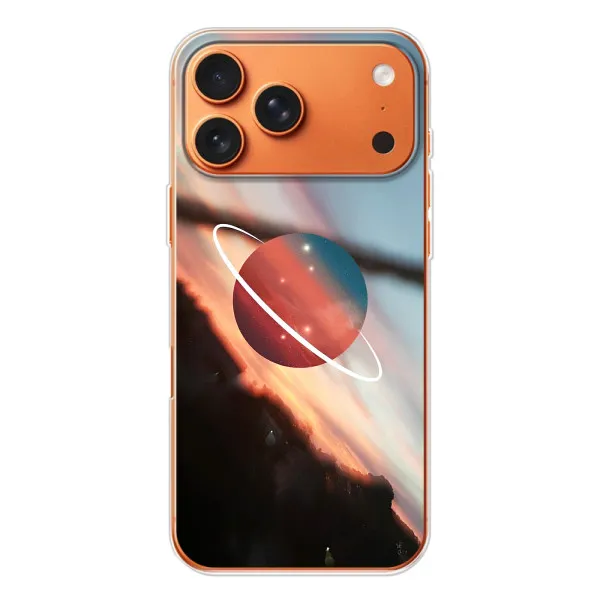 Чехол с принтом «Сатурн» для iPhone 17 Pro Max