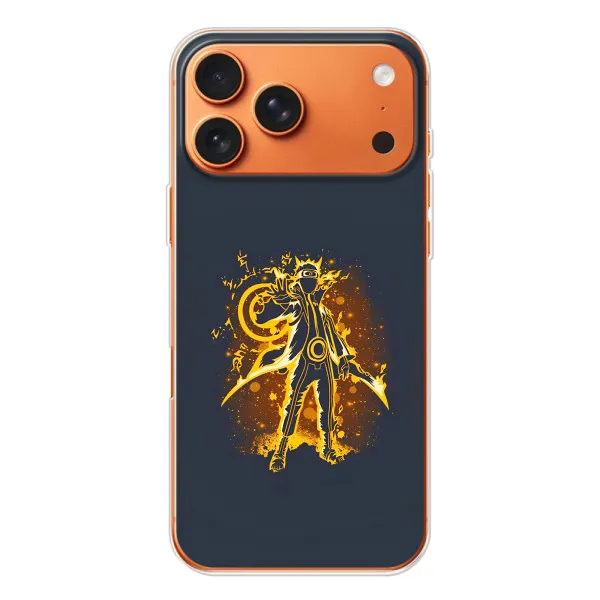 Чохол з принтом «золотий Наруто» для iPhone 17 Pro Max