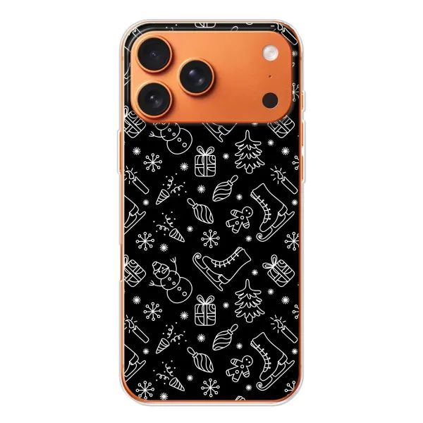 Чехол с принтом «Новогодний фон» для iPhone 17 Pro Max Чехол с принтом «Новогодний фон» для iPhone 17 Pro Max