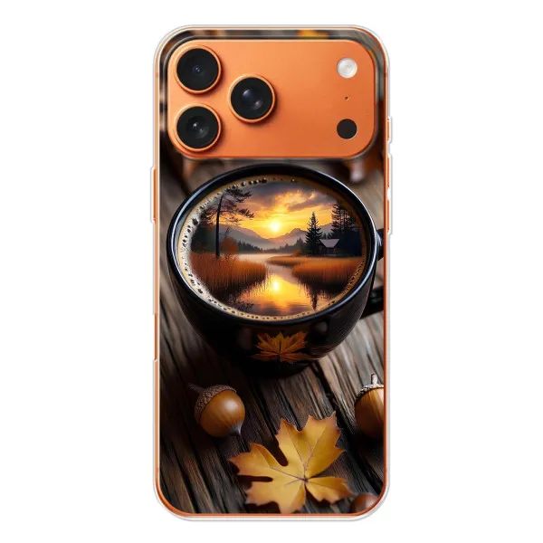 Чехол с принтом «Темный кофе» для iPhone 17 Pro Max