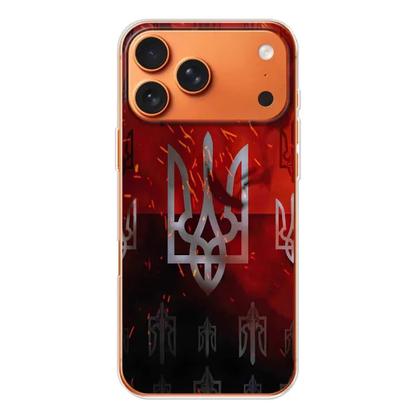 Чехол с принтом «ГЕРБ УПА» для iPhone 17 Pro Max
