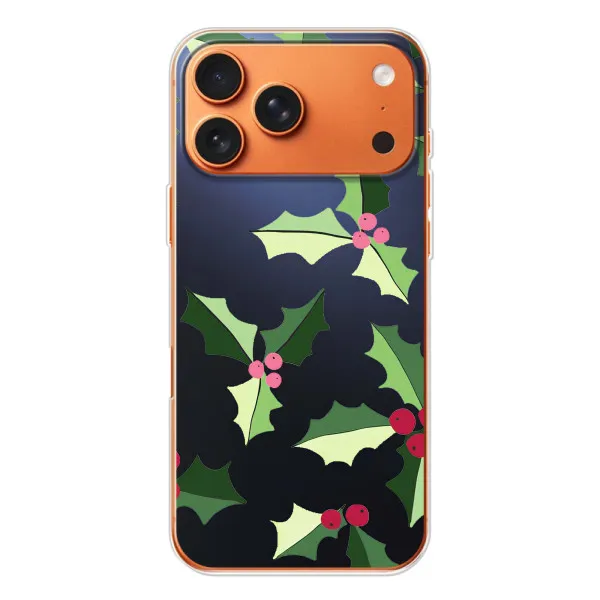 Чехол с принтом «Рождественский фон» для iPhone 17 Pro Max
