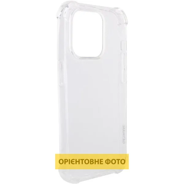 TPU чохол GETMAN Ease logo посилені кути для Apple iPhone 17 Pro (6.3") — Прозорий — фото 4 TPU чохол GETMAN Ease logo посилені кути для Apple iPhone 17 Pro (6.3") — Прозорий — фото 4