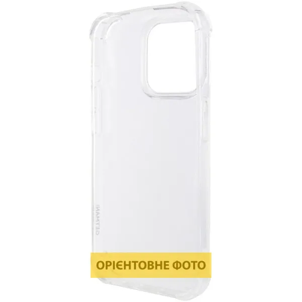TPU чохол GETMAN Ease logo посилені кути для Apple iPhone 17 Pro (6.3") — Прозорий — фото 5 TPU чохол GETMAN Ease logo посилені кути для Apple iPhone 17 Pro (6.3") — Прозорий — фото 5
